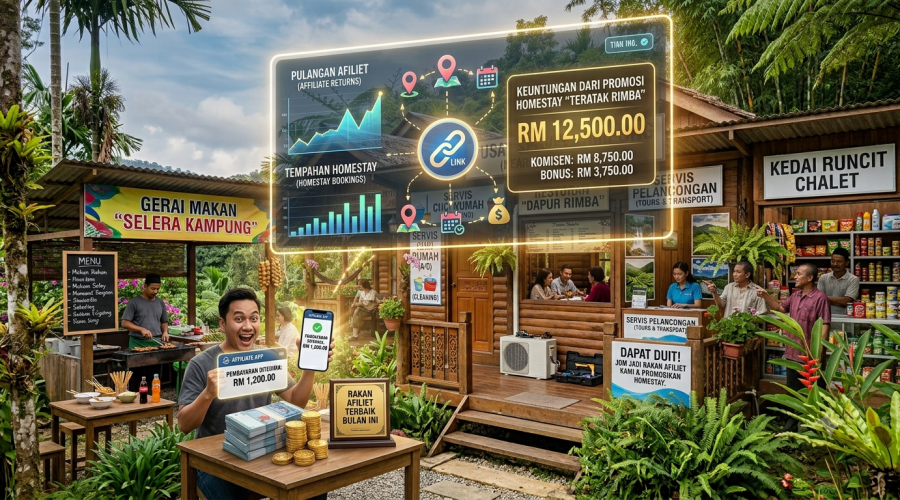 Jana Pendapatan Dengan Program Affiliate HomestayGo